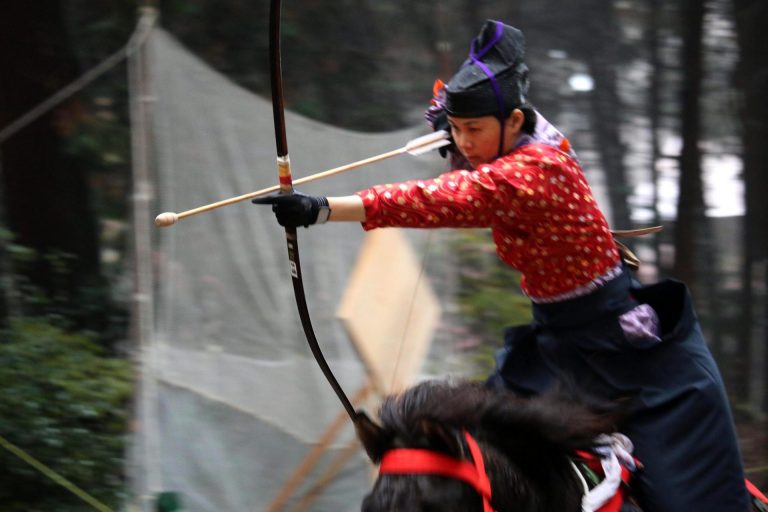 第６回 滋賀県近江八幡市・御猟野乃杜 賀茂神社 馬上武芸奉納祭り その３