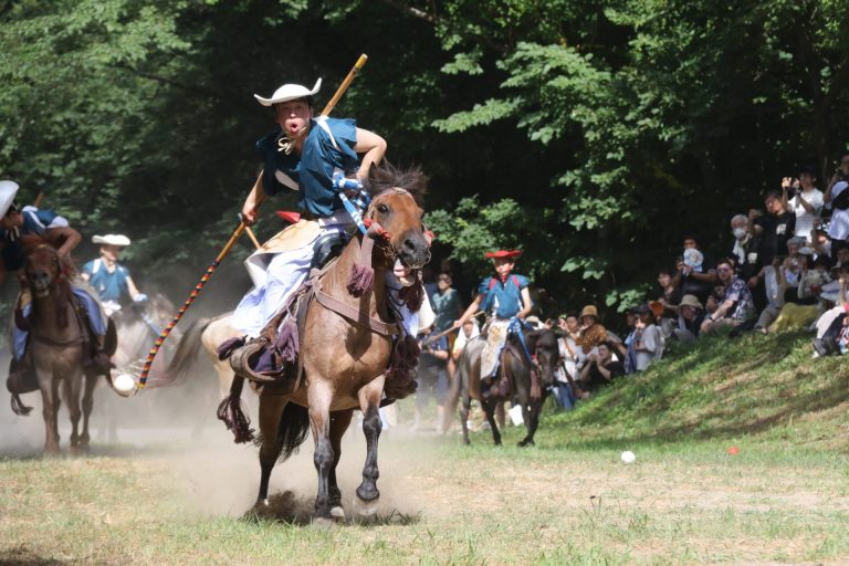 第１８回 伝統の馬事競技・打毬 その２ 加賀美流騎馬打毬
