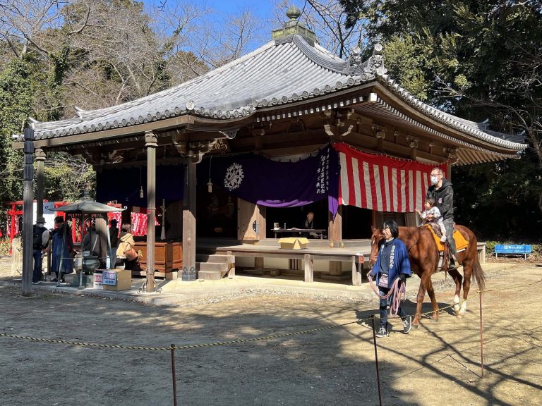第２１回 静岡 浜松市・西見寺 厄除け乗馬